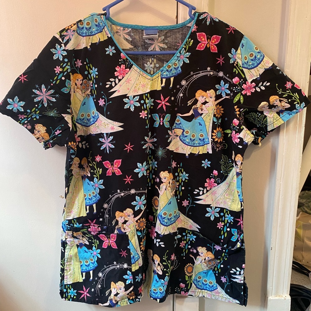 Large scrub tops